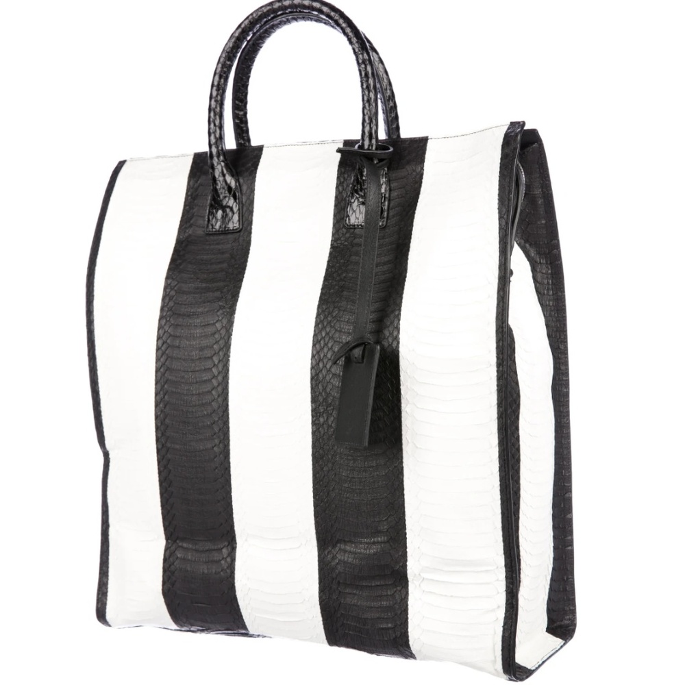 Hayward striped python handbag - Picture 2 of 8